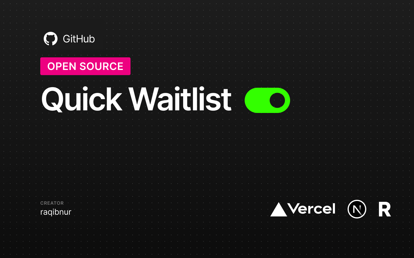 Quick Waitlist Cover