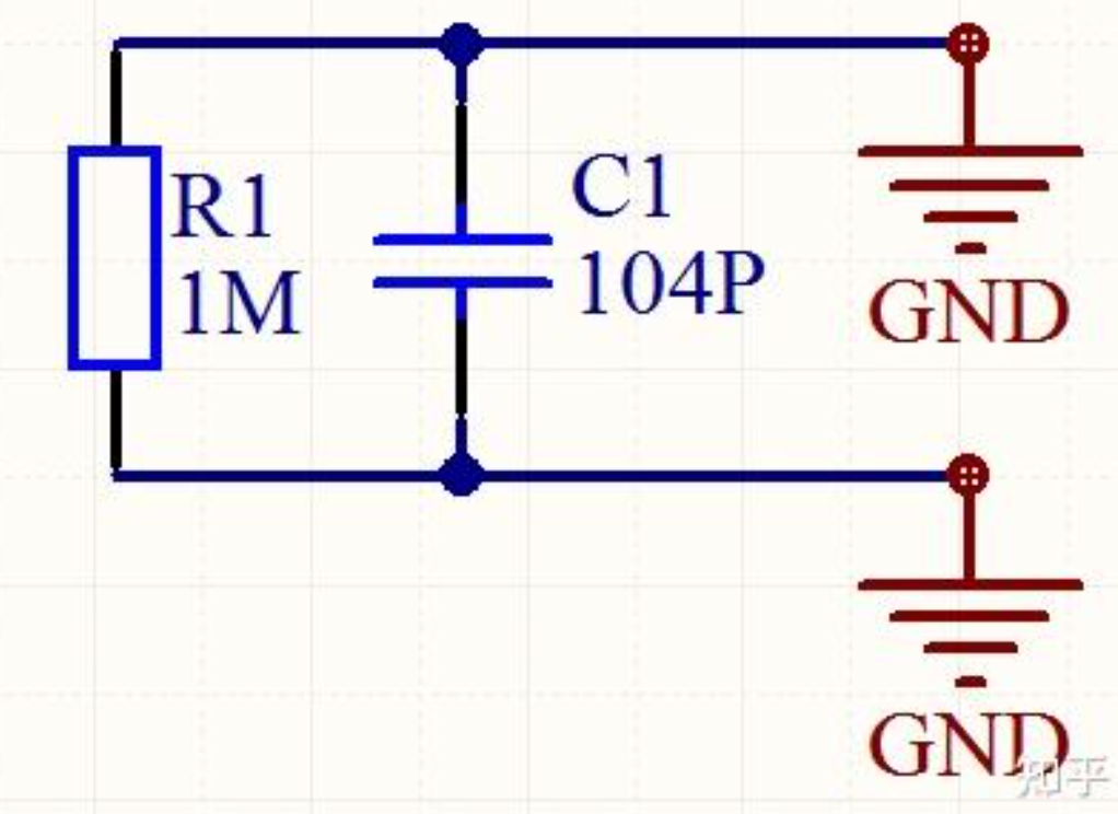 电路板地与外壳地之间接一个电阻和一个电容的作用.