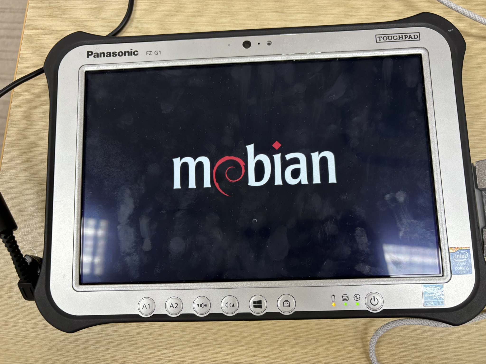 Mobianのスプラッシュスクリーン